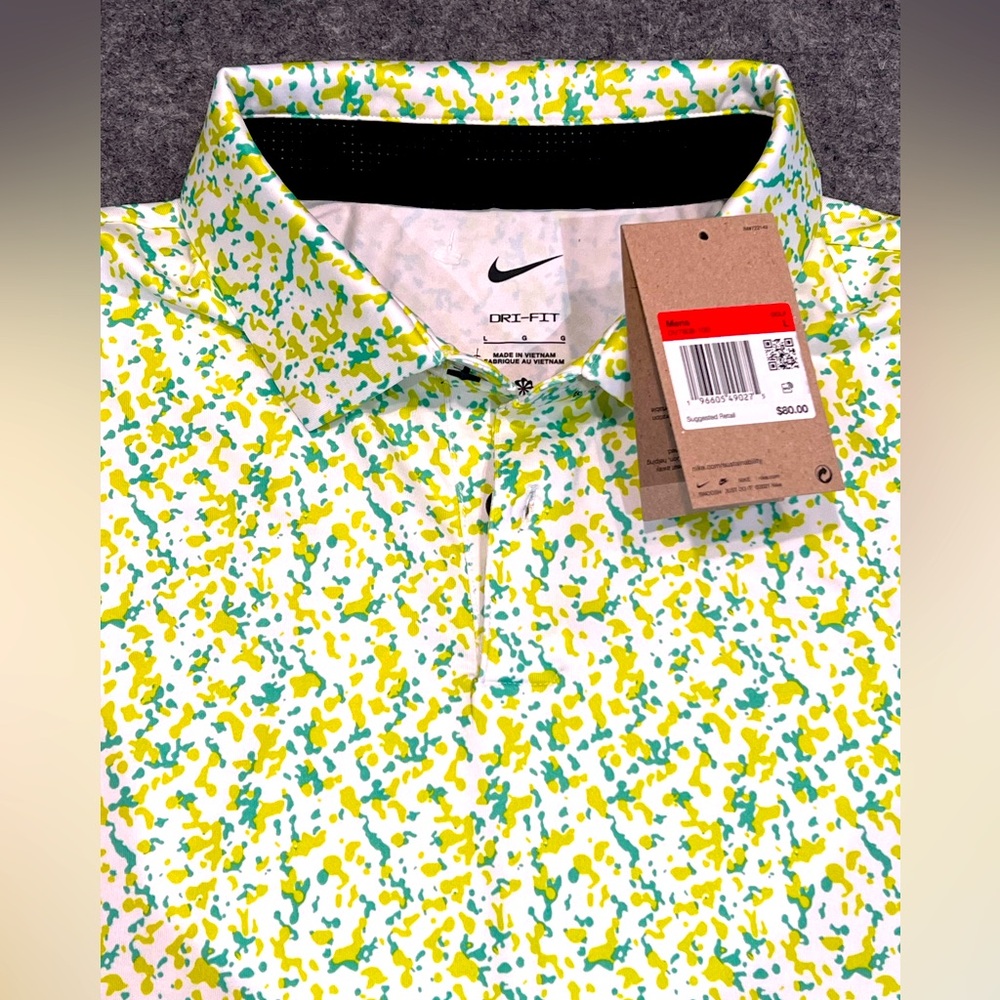 NWT NIKE GOLF Mens Camo POLO Shirt - Size L
